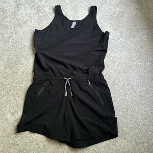 Athleta girls black romper